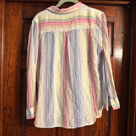 Rails Pastel Striped Button Down Shirt - Picture 3 of 4
